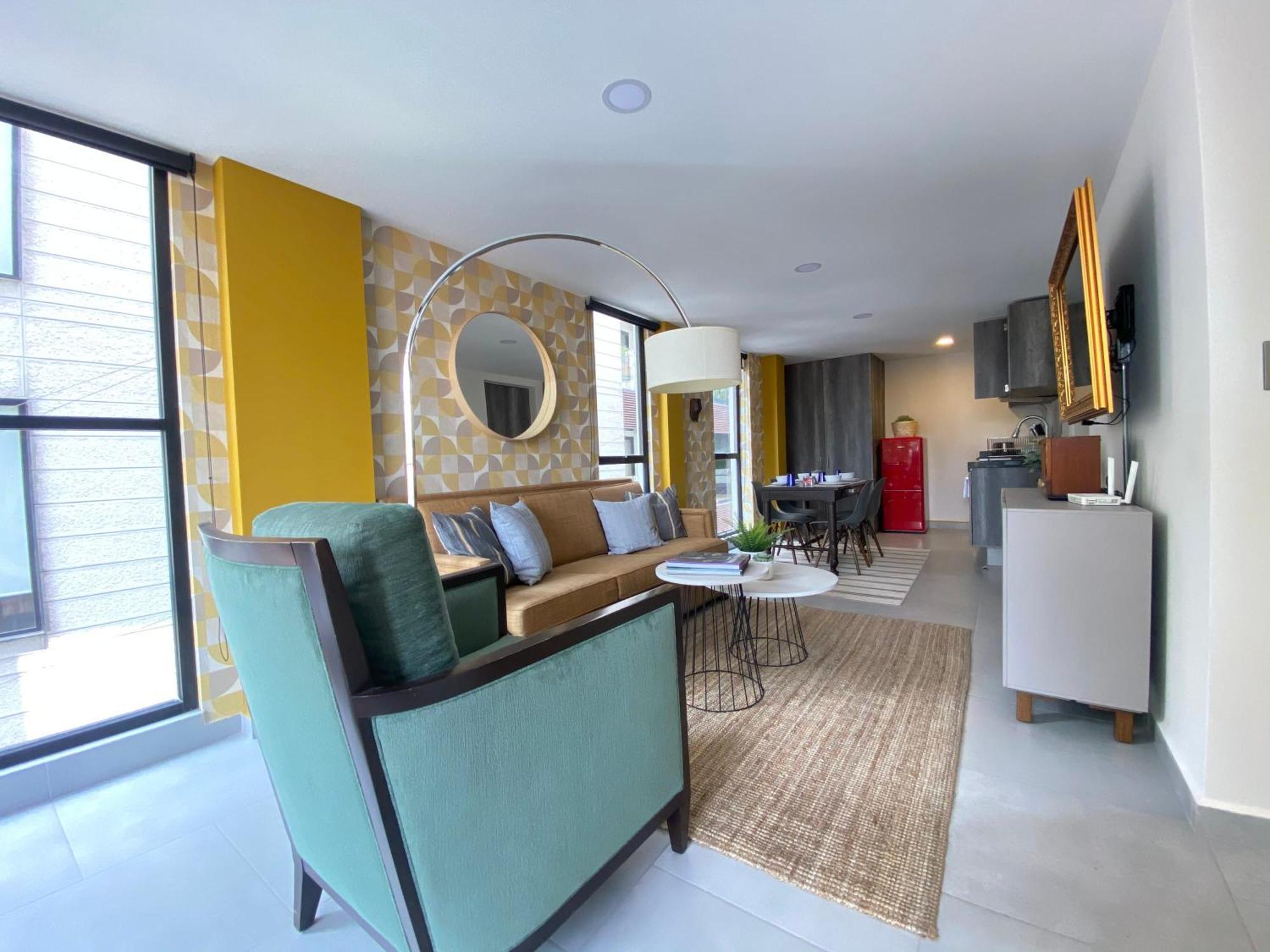 فندق Terraza Gran Vista Pegado A La Condesa 2Br مدينة مكسيكو المظهر الخارجي الصورة